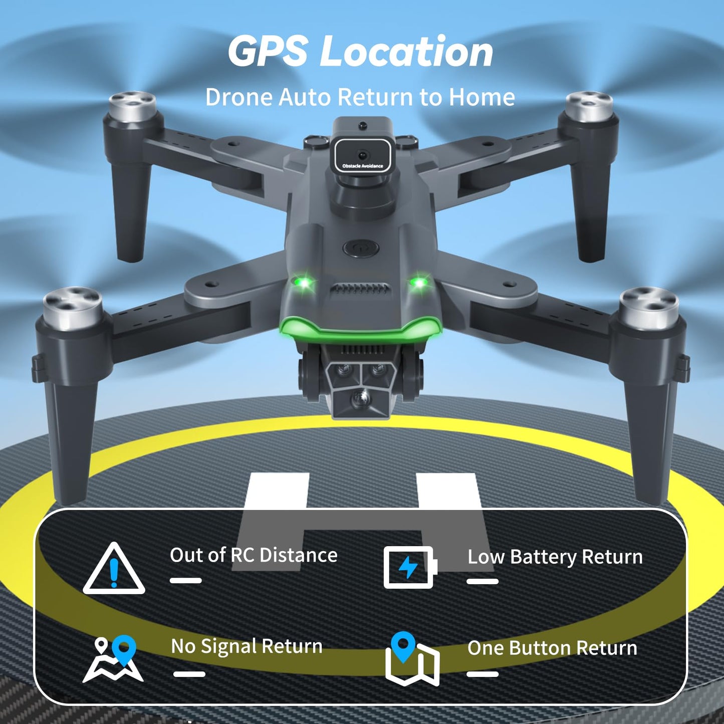 GPS Drone with 4K Camera for Adults