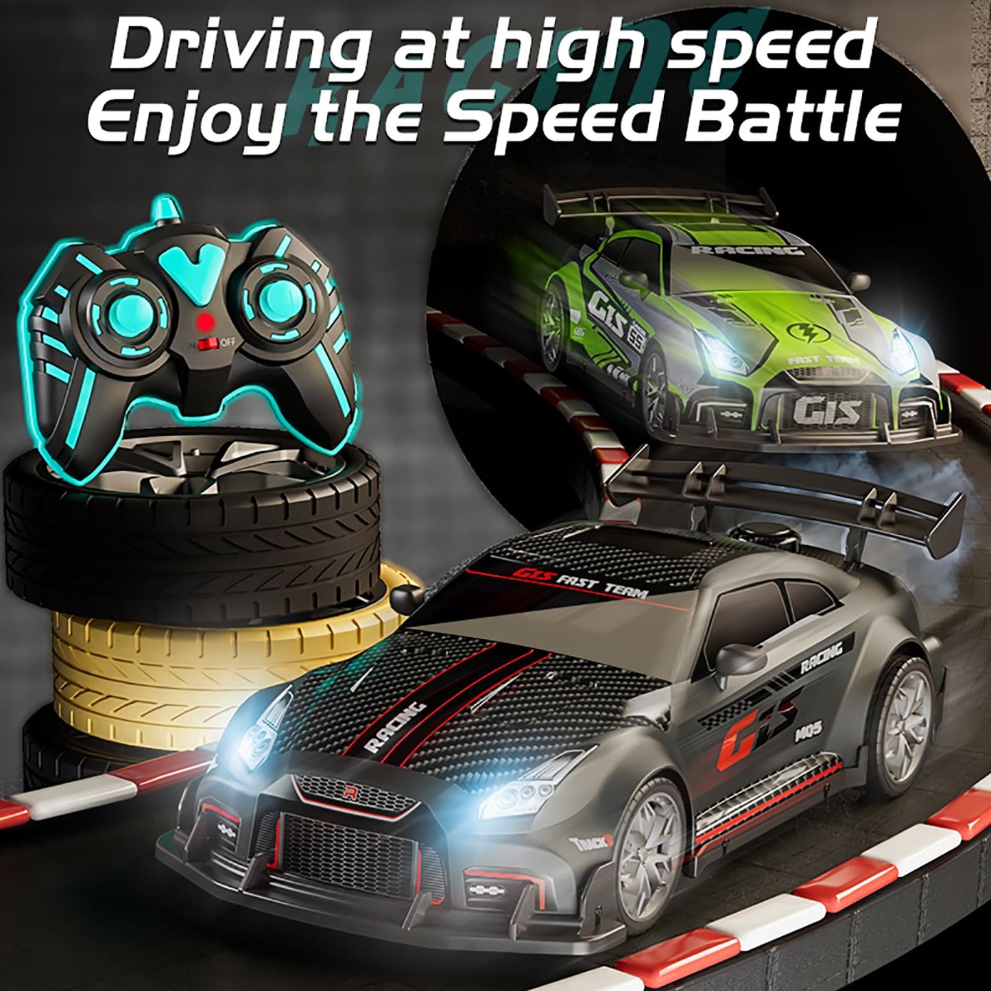 RC Drift Car 2.4GHz 1:16 Scale Remote Control Cars