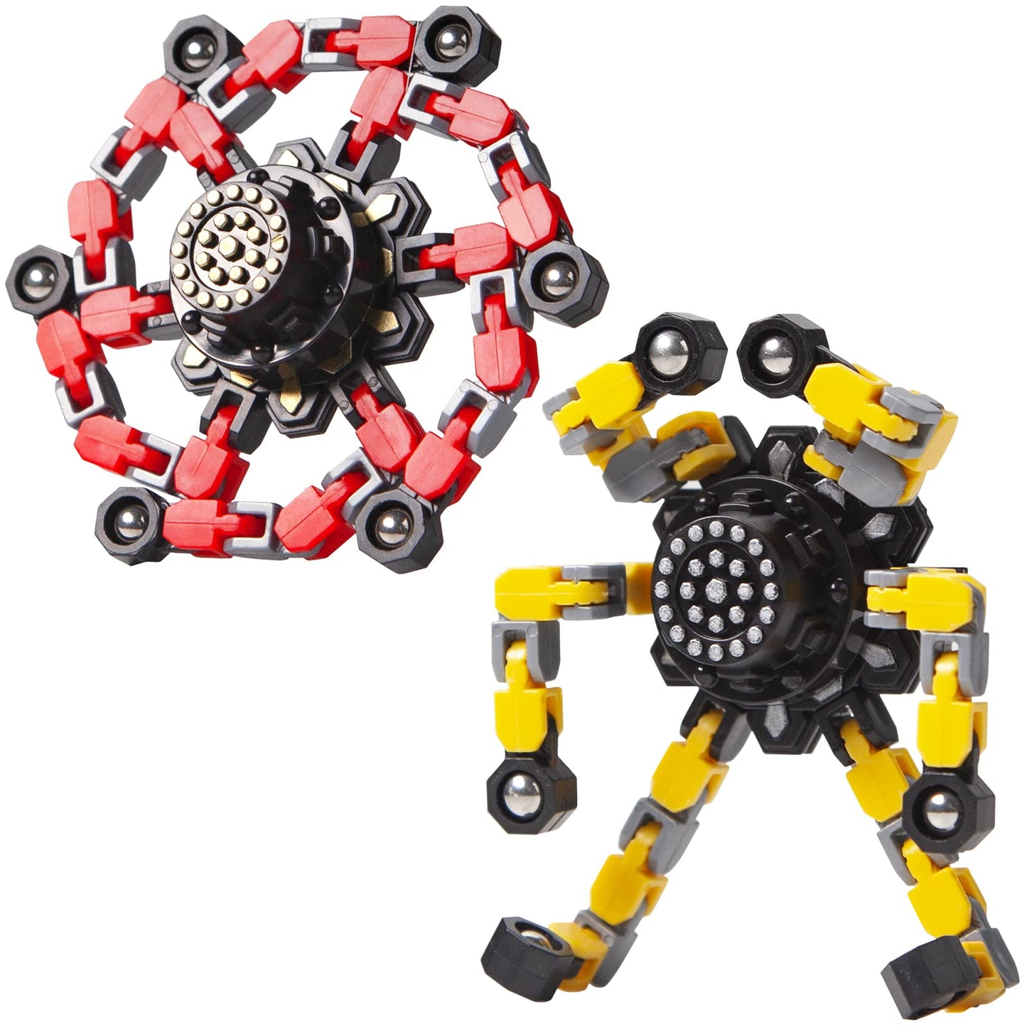 Transformable Fidget Spinners Set