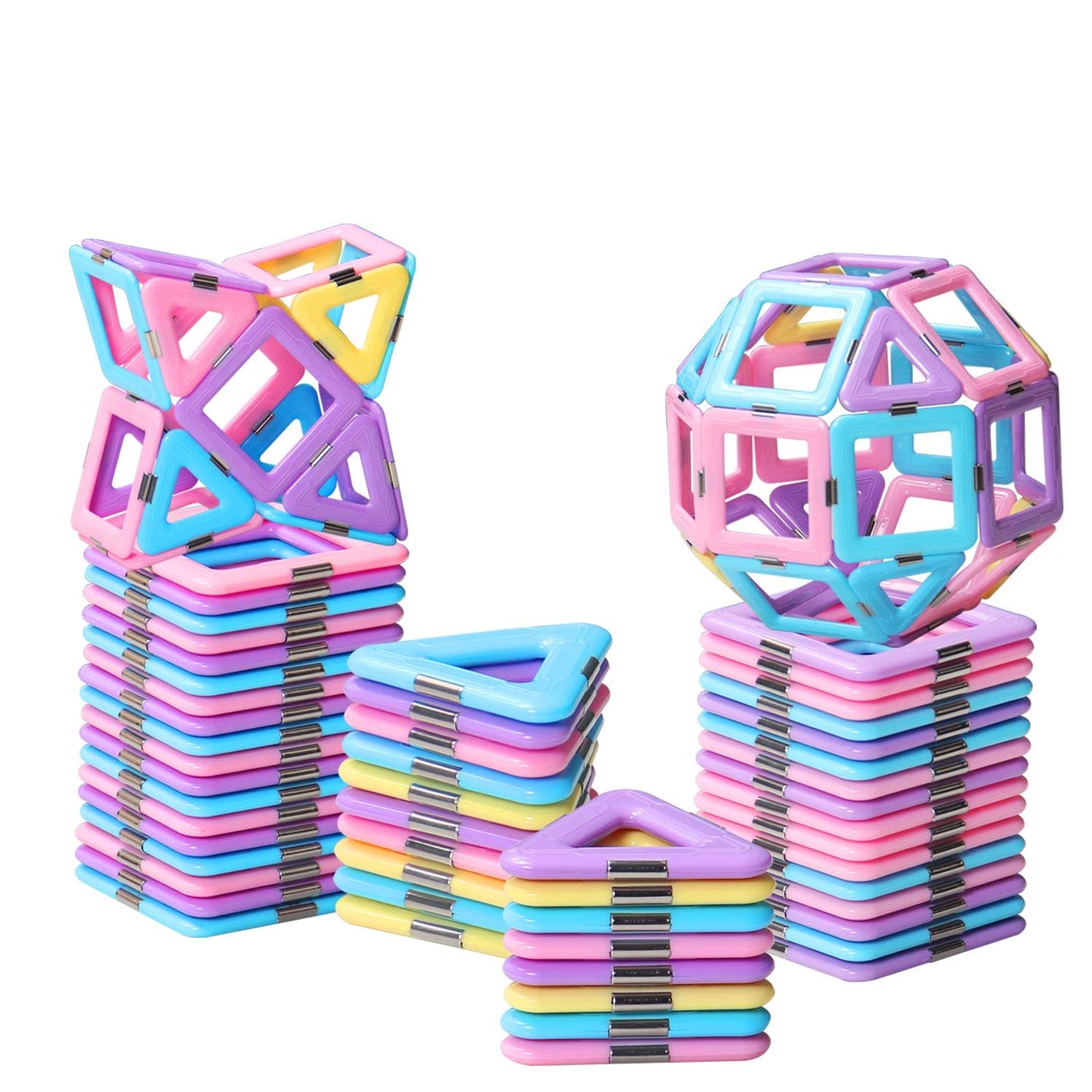 Upgrade Building Blocks Magnetic Tiles Set