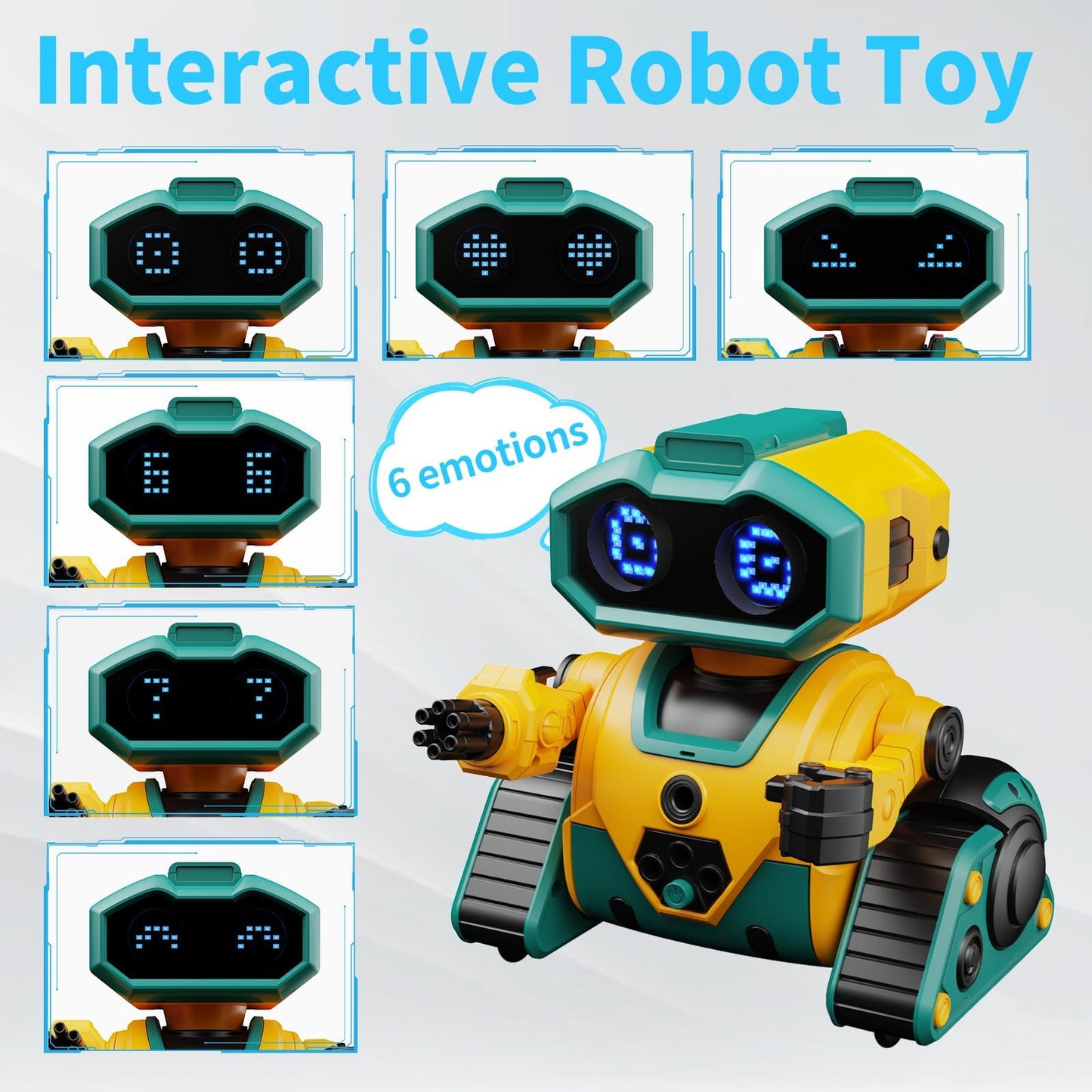 Robot Toys for Boys Girls,Rechargeable RC Robot