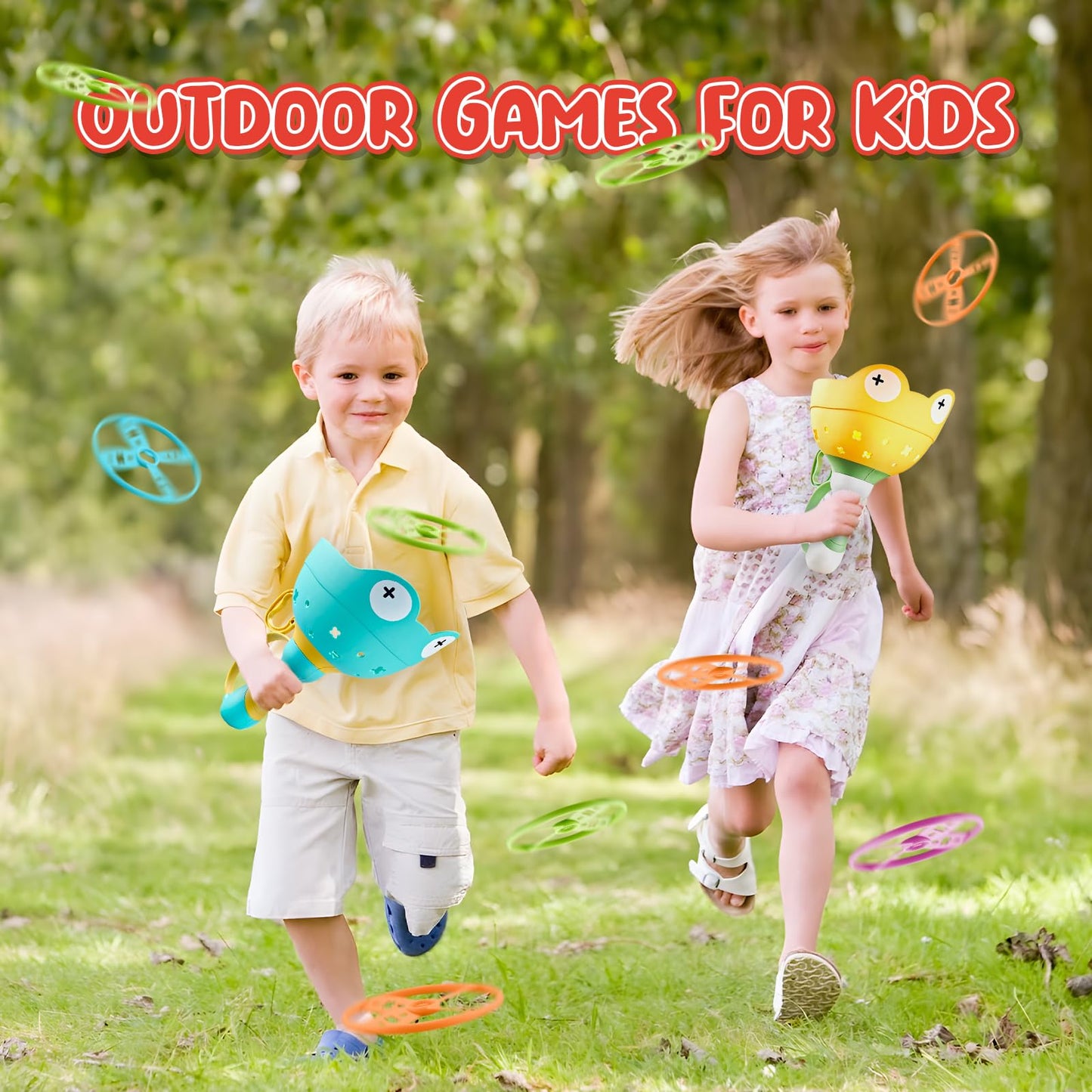 Outside Toys for Kids Ages 4-8 - Manual Capture Catching Game