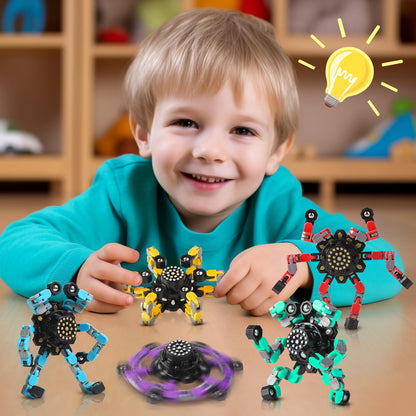 Transformable Fidget Spinners Set