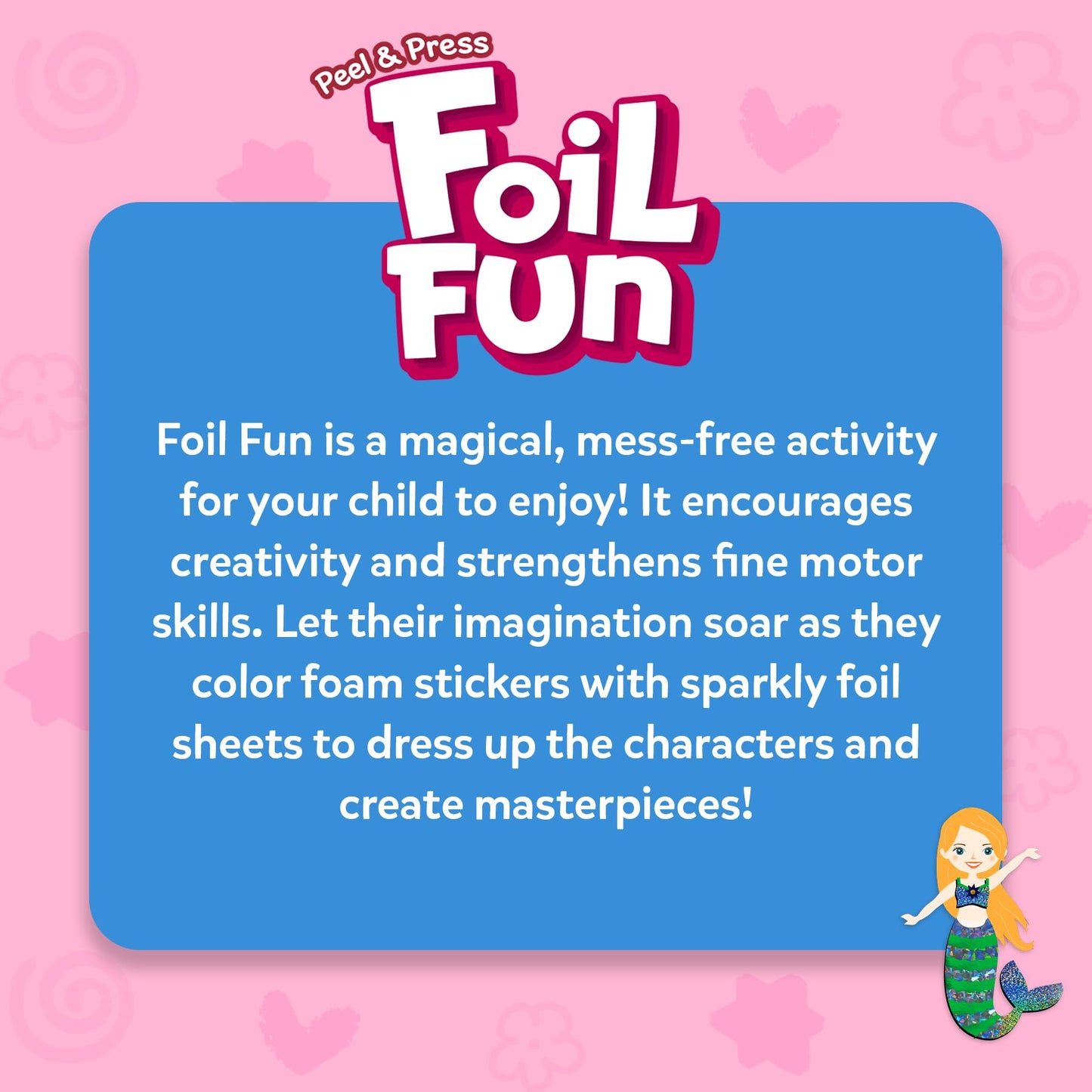 Skillmatics Foil Fun - Unicorns & Princesses, No Mess Art for Kids, Craft Kits & Supplies, DIY Creative Activity, Travel Toys, Gifts for Ages 4, 5, 6, 7, 8, 9