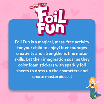 Skillmatics Foil Fun - Unicorns & Princesses, No Mess Art for Kids, Craft Kits & Supplies, DIY Creative Activity, Travel Toys, Gifts for Ages 4, 5, 6, 7, 8, 9