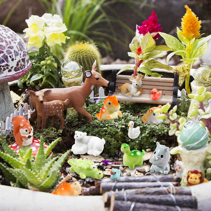 40pcs Mini Resin Animal 40 Styles