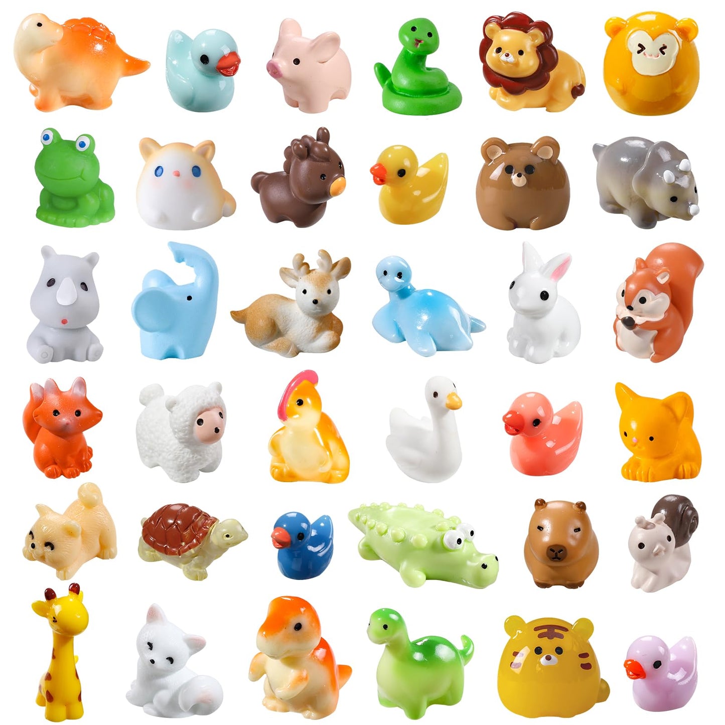 40pcs Mini Resin Animal 40 Styles