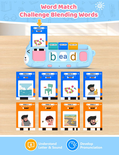 Toddler Toys Sight Words Talking Flash Cards for Ages 2 3 4 Boys and Girls, Autism Sensory Toy for Autistic Children, Learning Educational Montessori Speech Therapy Toys 224 Sight Words