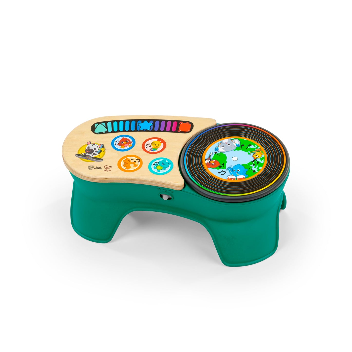 Baby Einstein and Hape Magic Touch Wooden Toy Piano, Montessori Musical Learning Toy for Babies and Toddlers 6mo+