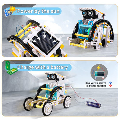 STEM Solar Robot Kit Toys Gifts f
