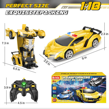 Transform Remote Control Car Toy for Kids