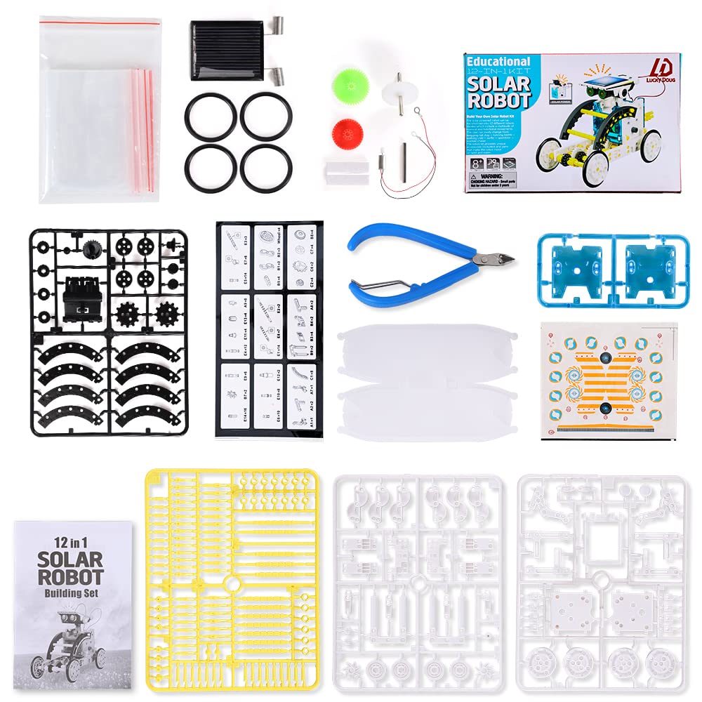 STEM Solar Robot Kit Toys Gifts f