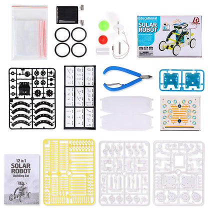 STEM Solar Robot Kit Toys Gifts f