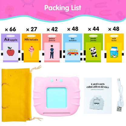 Toddler Toys Sight Words Talking Flash Cards for Ages 2 3 4 Boys and Girls, Autism Sensory Toy for Autistic Children, Learning Educational Montessori Speech Therapy Toys 224 Sight Words