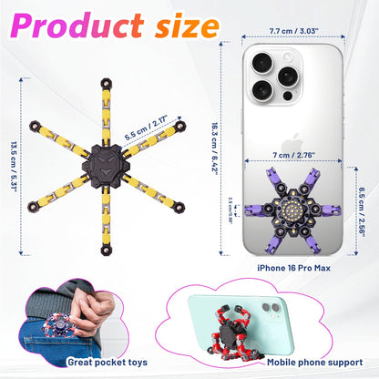 Transformable Fidget Spinners Set