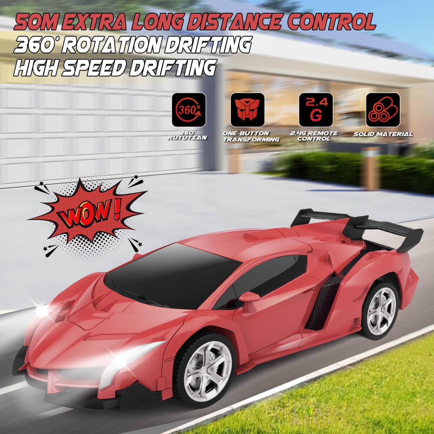 Transform Remote Control Car Toy for Kids