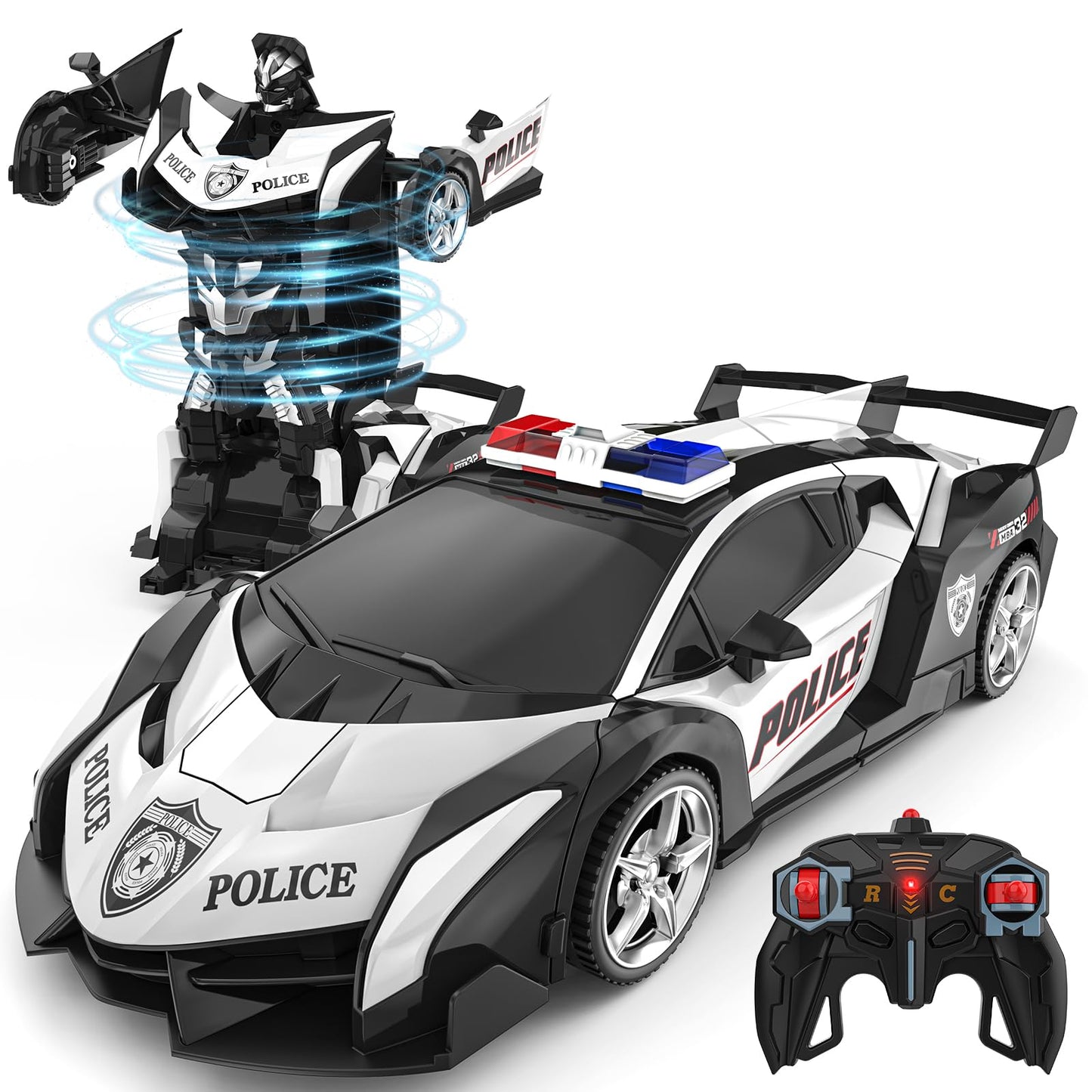 BLUEJAY Transform Rc Cars | Orange and White