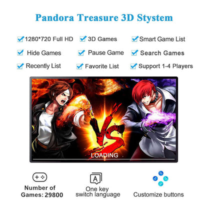 GWALSNTH 29800 in 1 Pandora Box 60S Arcade Console