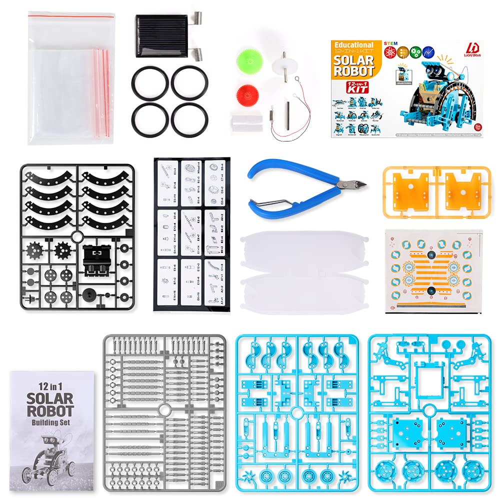 STEM Solar Robot Kit Toys Gifts f