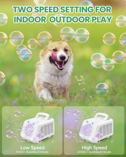 Bubble Machine Automatic Blower for Kids