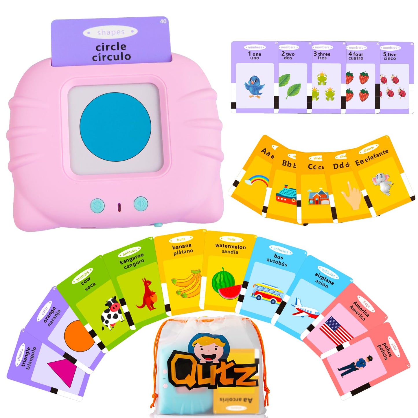 Toddler Toys Sight Words Talking Flash Cards for Ages 2 3 4 Boys and Girls, Autism Sensory Toy for Autistic Children, Learning Educational Montessori Speech Therapy Toys 224 Sight Words