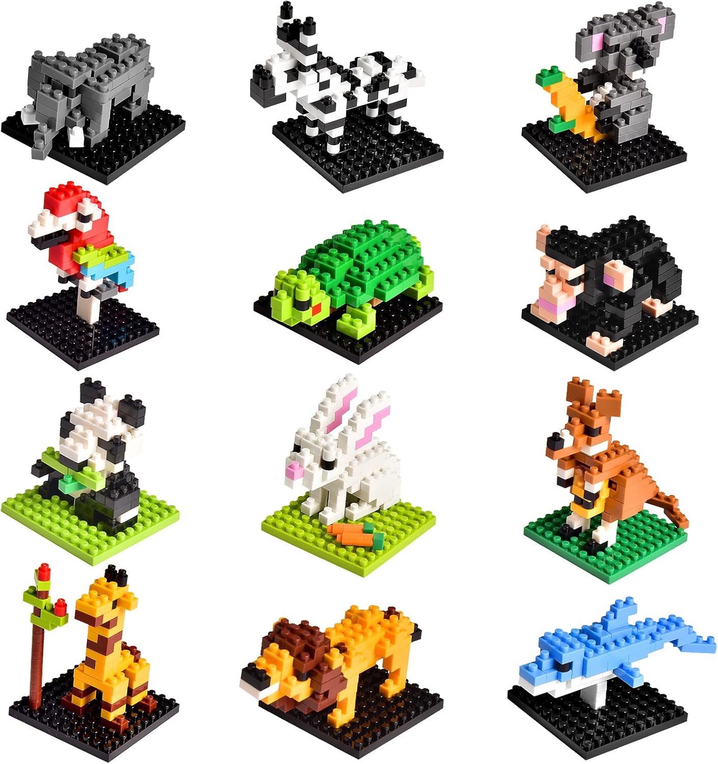 Mini Animals Building Blocks Sets