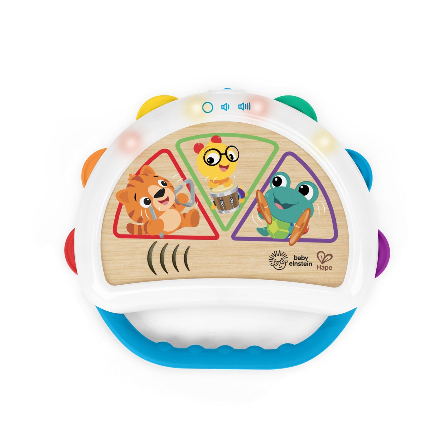 Baby Einstein and Hape Magic Touch Wooden Toy Piano, Montessori Musical Learning Toy for Babies and Toddlers 6mo+