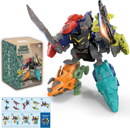 Dinosaur Transform Robot Toys Set