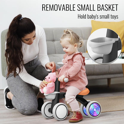 Colorful Lighting Baby Balance Bike Toys
