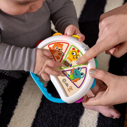 Baby Einstein and Hape Magic Touch Wooden Toy Piano, Montessori Musical Learning Toy for Babies and Toddlers 6mo+