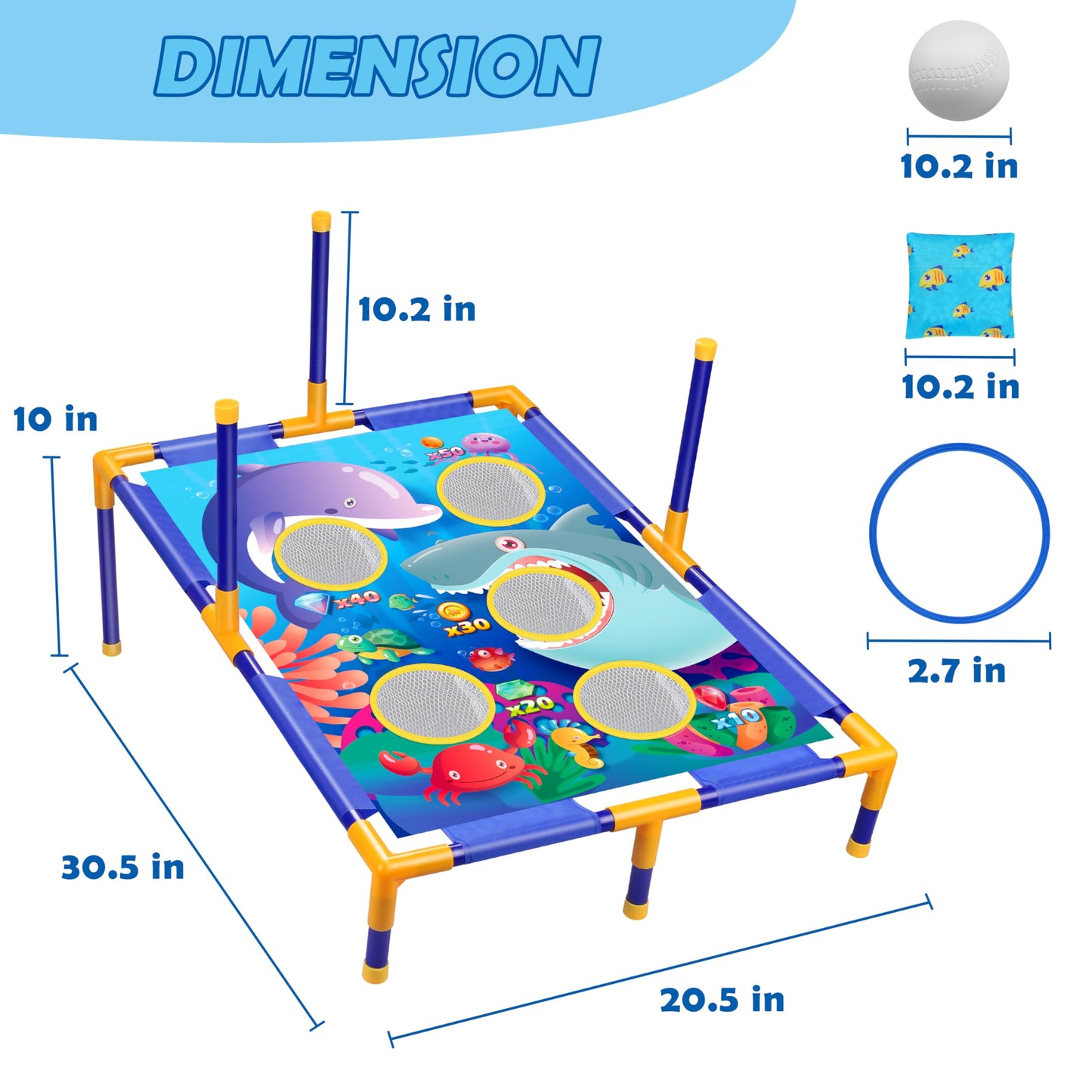 Animal Bean Bag Toss Game Toys