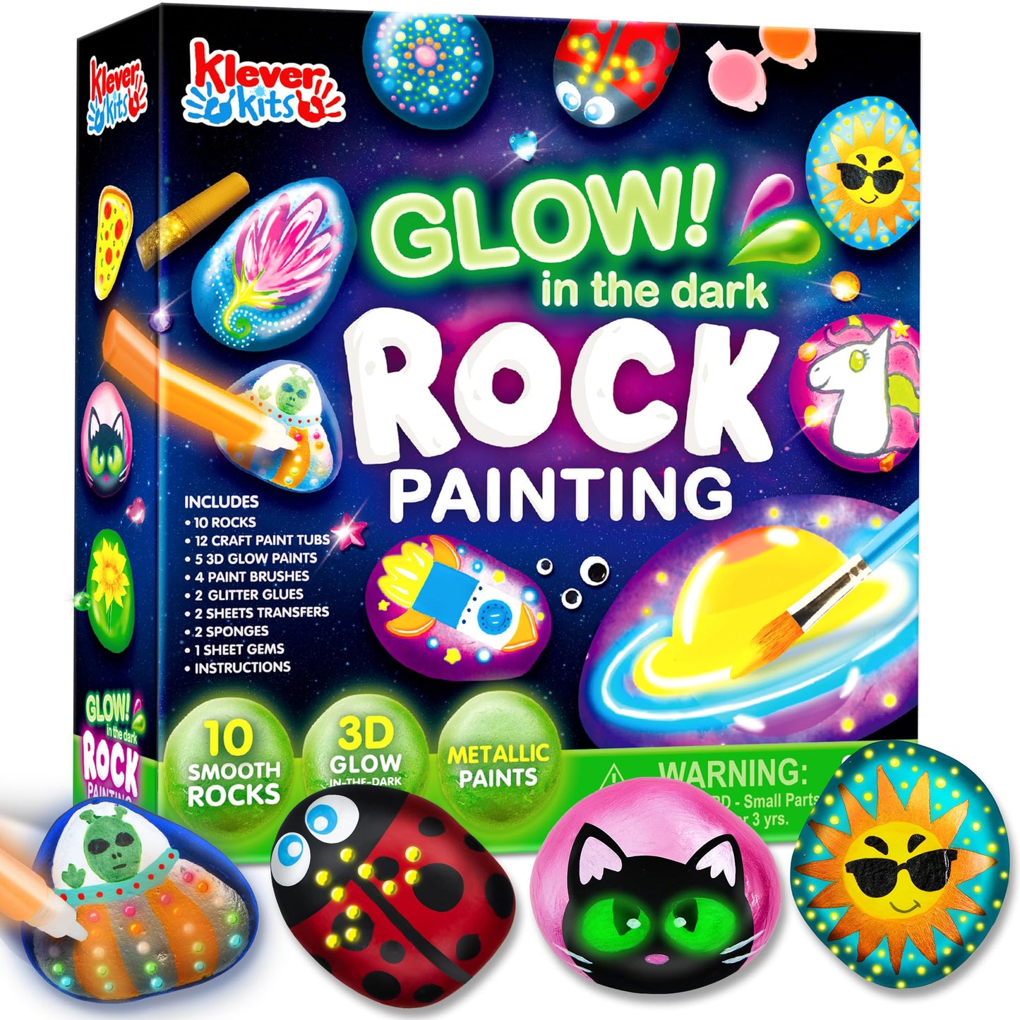 Glow in The Dark Rock Kit