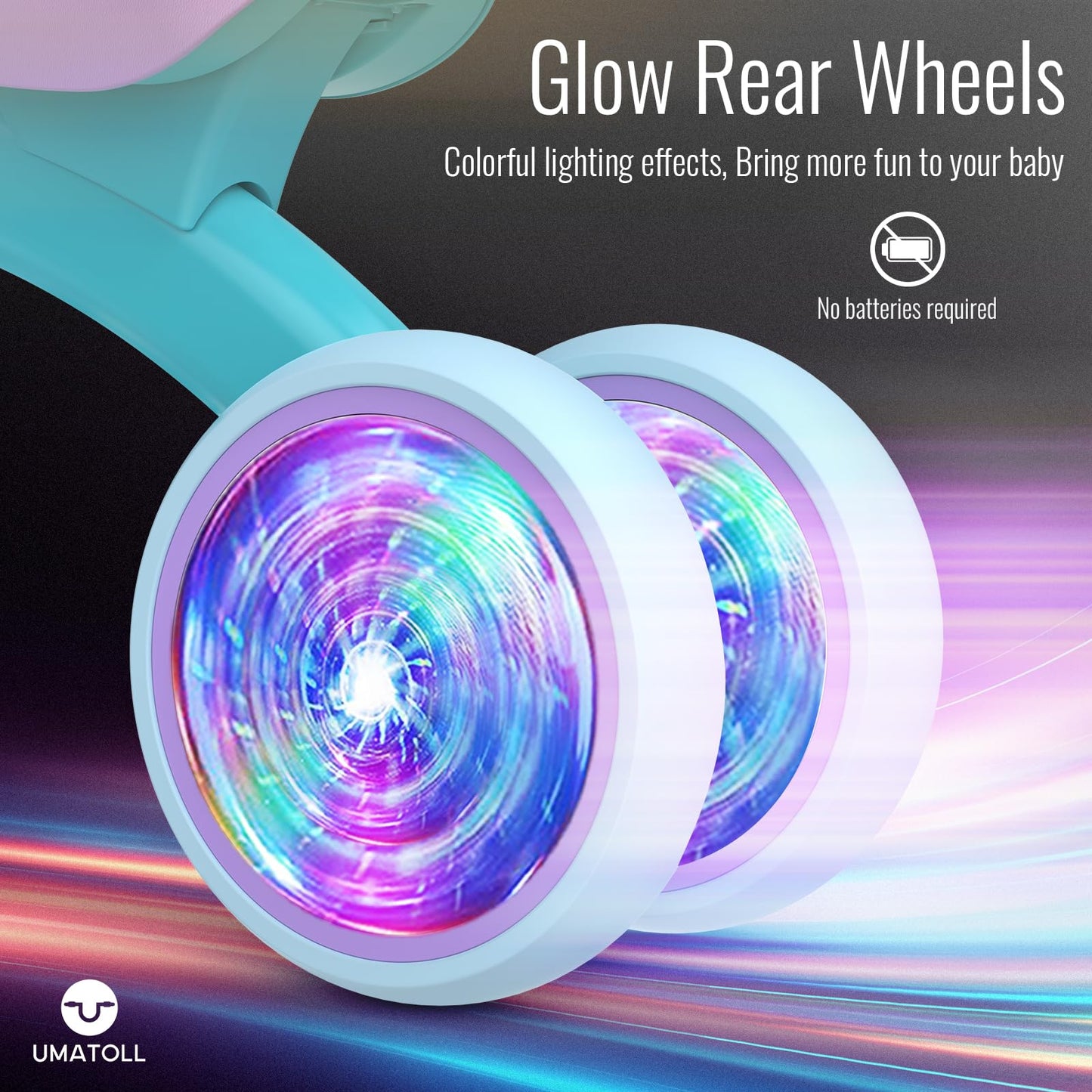Colorful Lighting Baby Balance Bike Toys