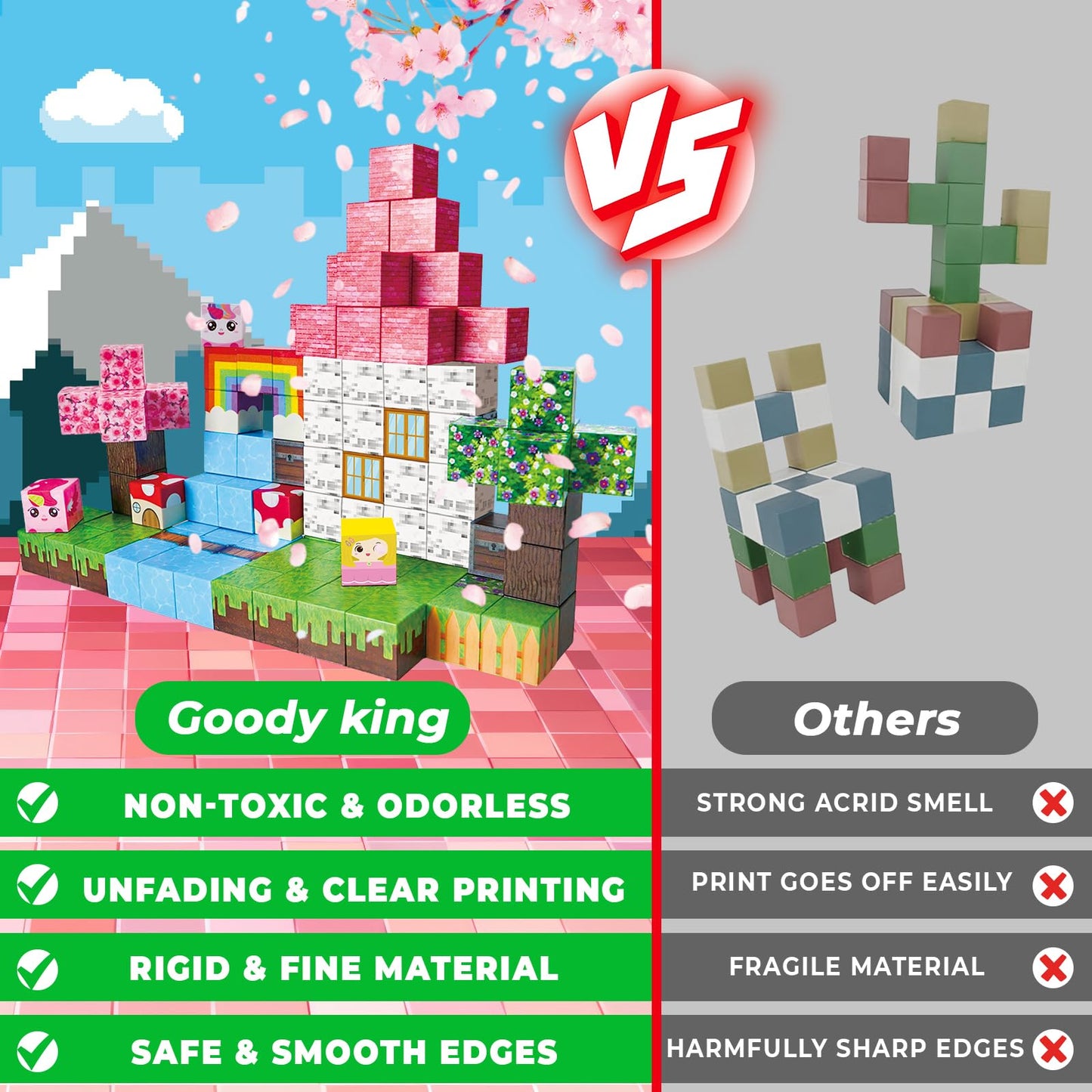 Goody King Magnetic Building Blocks