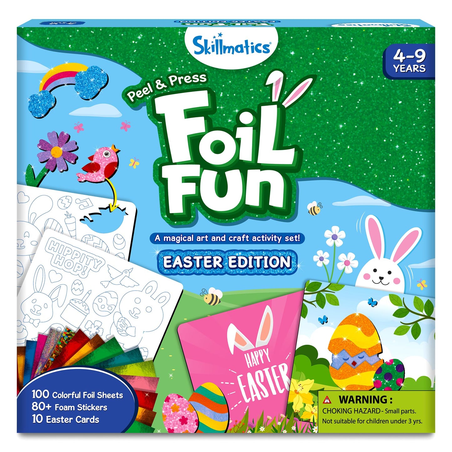 Skillmatics Foil Fun - Unicorns & Princesses, No Mess Art for Kids, Craft Kits & Supplies, DIY Creative Activity, Travel Toys, Gifts for Ages 4, 5, 6, 7, 8, 9