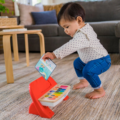 Baby Einstein and Hape Magic Touch Wooden Toy Piano, Montessori Musical Learning Toy for Babies and Toddlers 6mo+