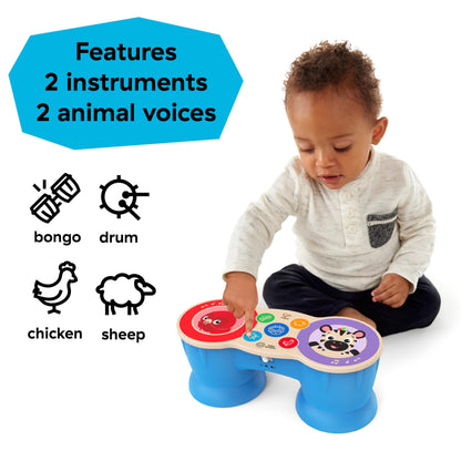 Baby Einstein and Hape Magic Touch Wooden Toy Piano, Montessori Musical Learning Toy for Babies and Toddlers 6mo+