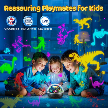 Dinosaur Toys for Kids 3-5,【Remote+3 Films+93 Effects】Dinosaur Toys for Kids 2-4,【3 Timer+5 Brightness】Toys for 5 Year Old Boy Toys Age 3,Rotate Night Light Projector,Toddler Night Light Projector