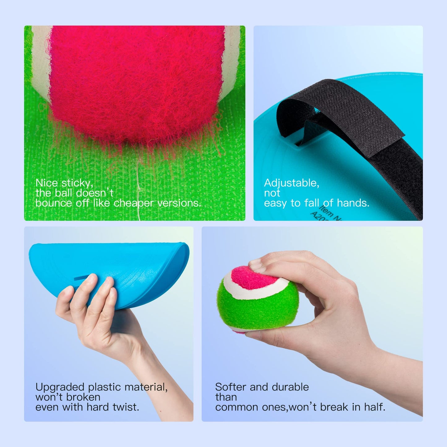 Upgraded Toss and Catch Ball Game Set