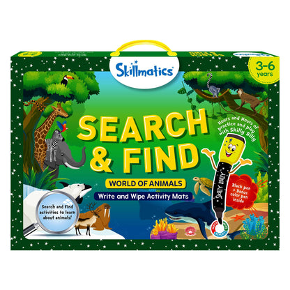 Skillmatics Search and Find Disney Princess Educational Game - Reusable Preschool Learning Activities, Perfect for Toddlers & Kids Who Love Toys, Art & Crafts, Gifts for Boys & Girls Ages 3, 4, 5, 6