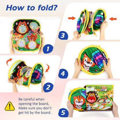 Animal Bean Bag Toss Game Toys