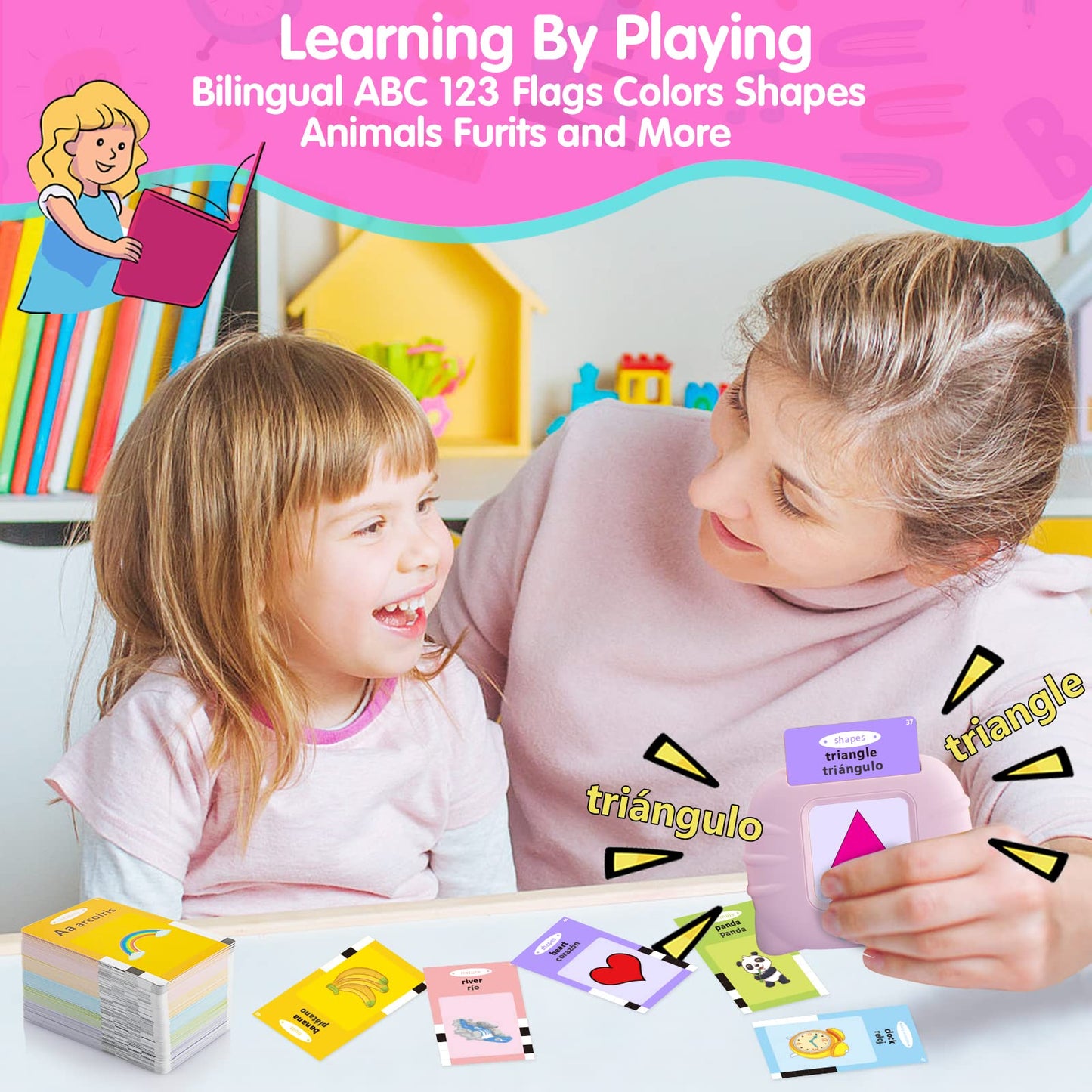 Toddler Toys Sight Words Talking Flash Cards for Ages 2 3 4 Boys and Girls, Autism Sensory Toy for Autistic Children, Learning Educational Montessori Speech Therapy Toys 224 Sight Words