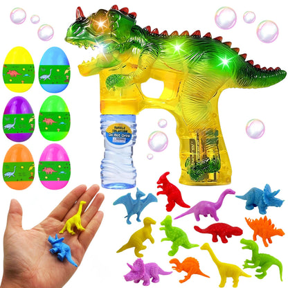 Upgraded Dinosaur Bubble Blower Gun