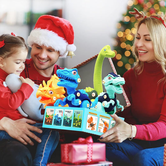 Dinosaur Toys for Kids, 4 Pack Take Apart Dinosaur Toys