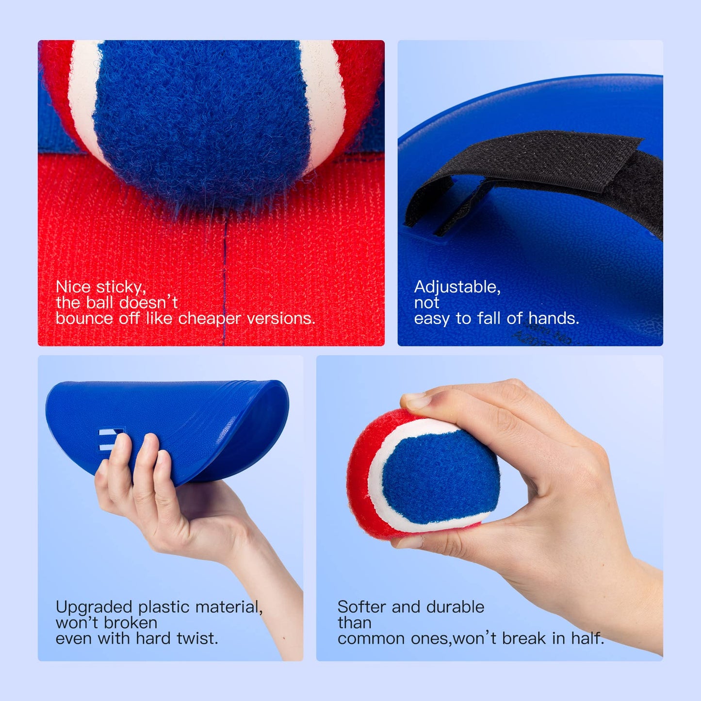 Upgraded Toss and Catch Ball Game Set