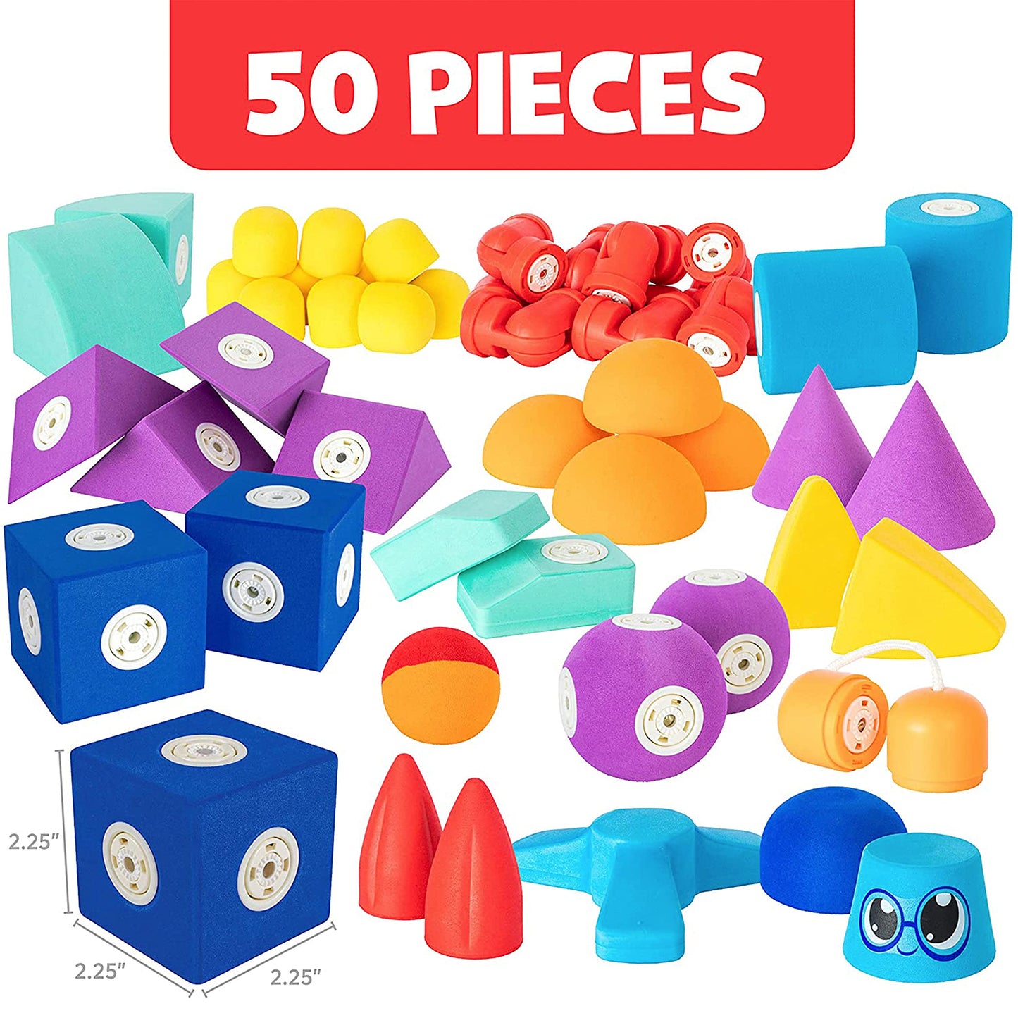 Magnetic Foam Building Blocks