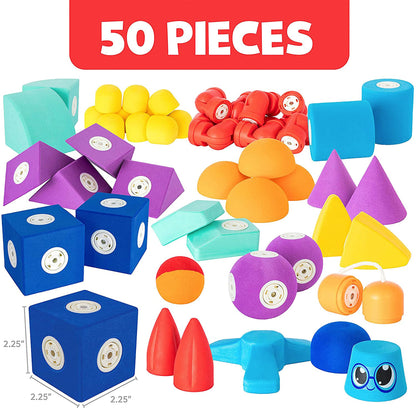 Magnetic Foam Building Blocks