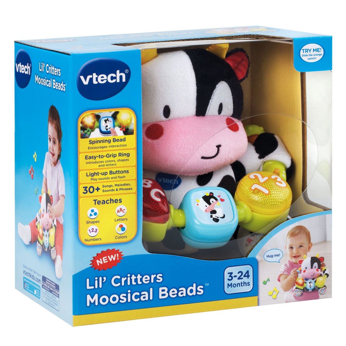 VTech Baby Lil' Critters Moosical Beads, Purple
