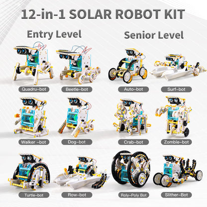 STEM Solar Robot Kit Toys Gifts f