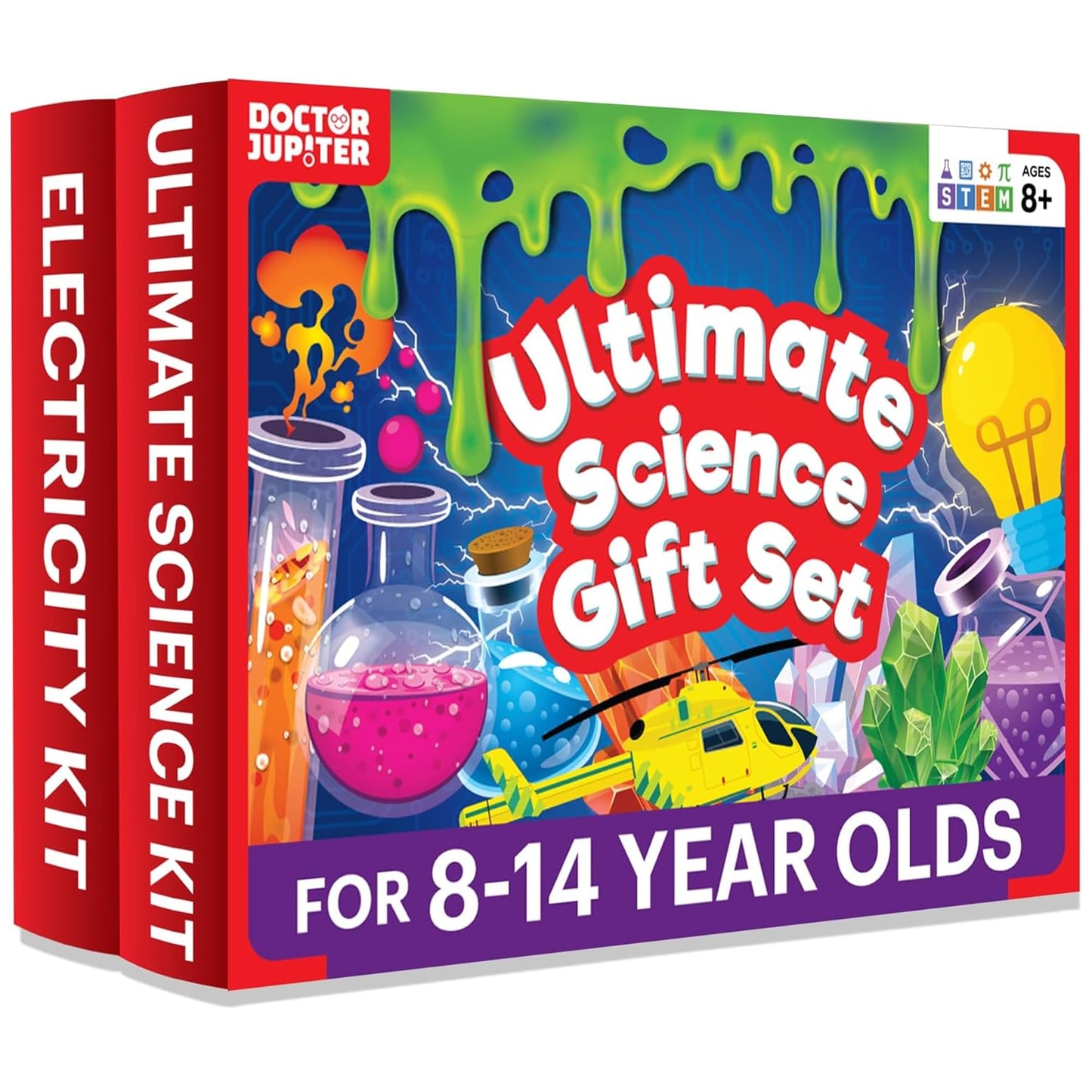 Doctor Jupiter My First Science Kit for Kids Ages 4-5-6-7-8| Birthday Gift Ideas for 4-8-12 Year Old Boys & Girls| Toy Stem Kit with 100+ Experiments| Learning & Educational, Summer Activities